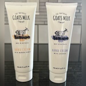 The Natural Goats Milk Company Hand Cream - Manuka Honey & Lavender (Set of 2)
